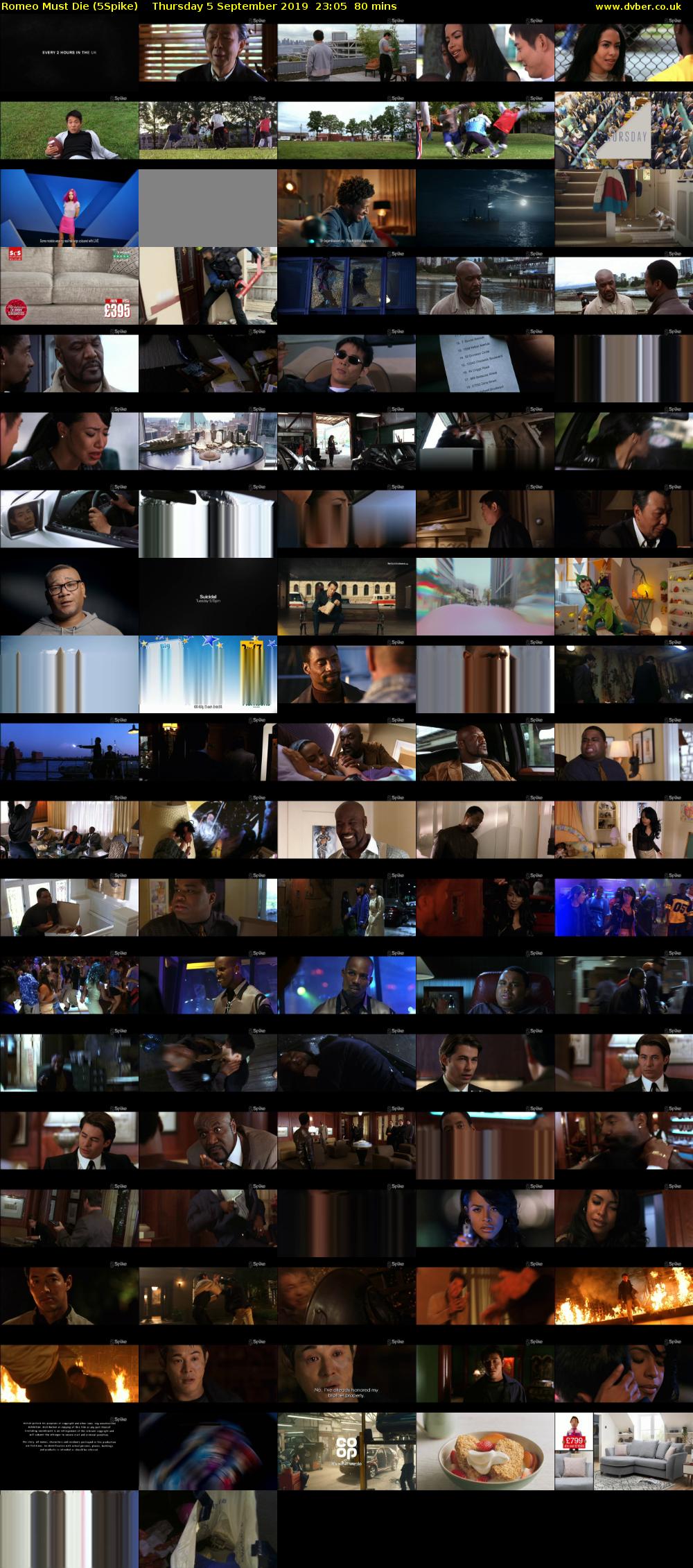 Romeo Must Die (5Spike) Thursday 5 September 2019 23:05 - 00:25