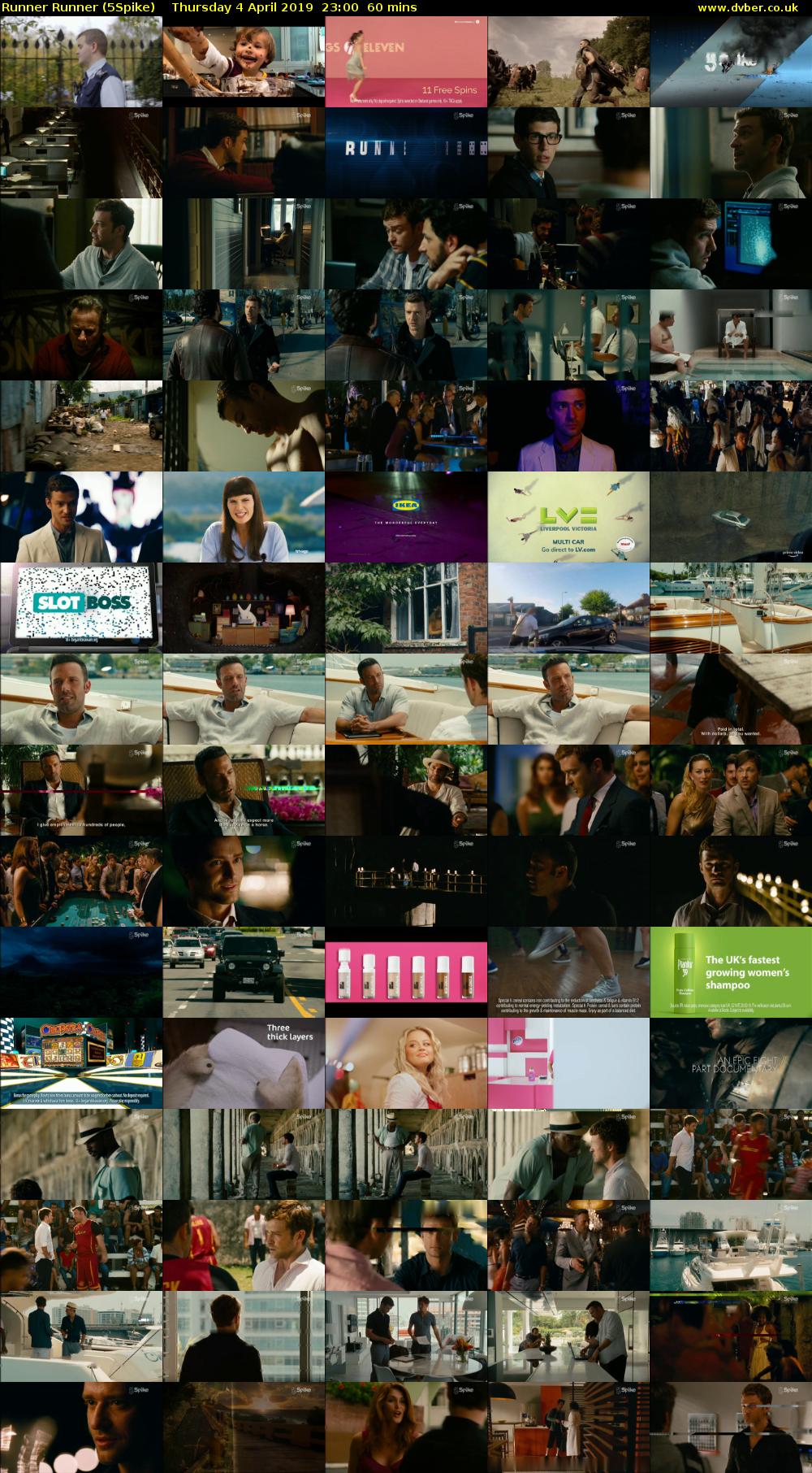 Runner Runner (5Spike) Thursday 4 April 2019 23:00 - 00:00