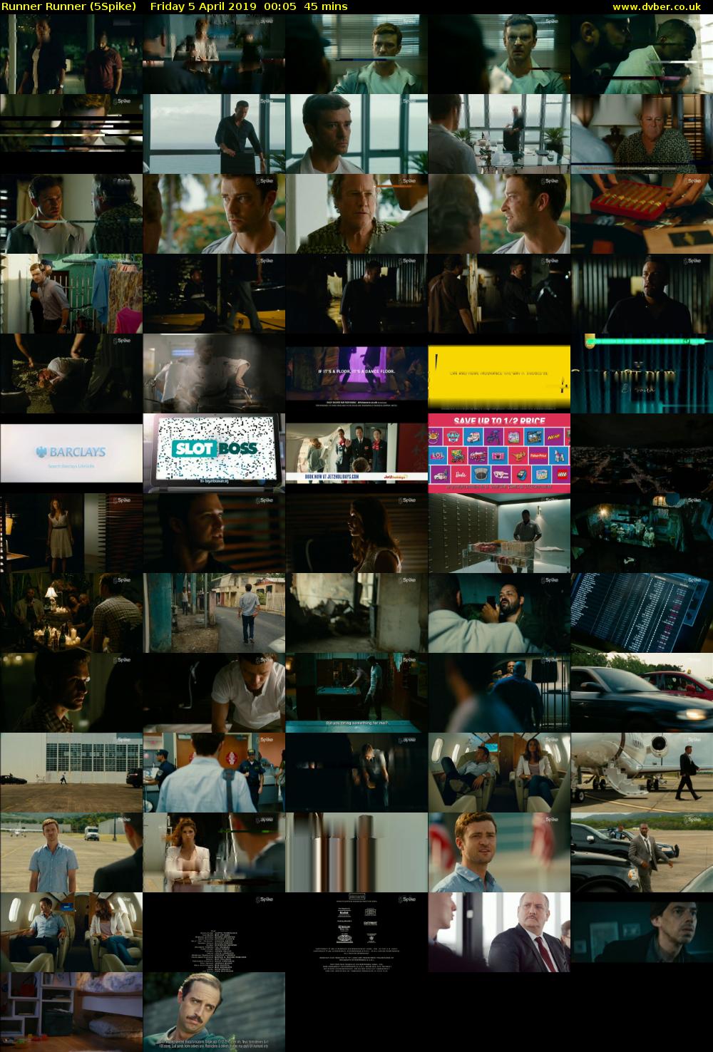 Runner Runner (5Spike) Friday 5 April 2019 00:05 - 00:50
