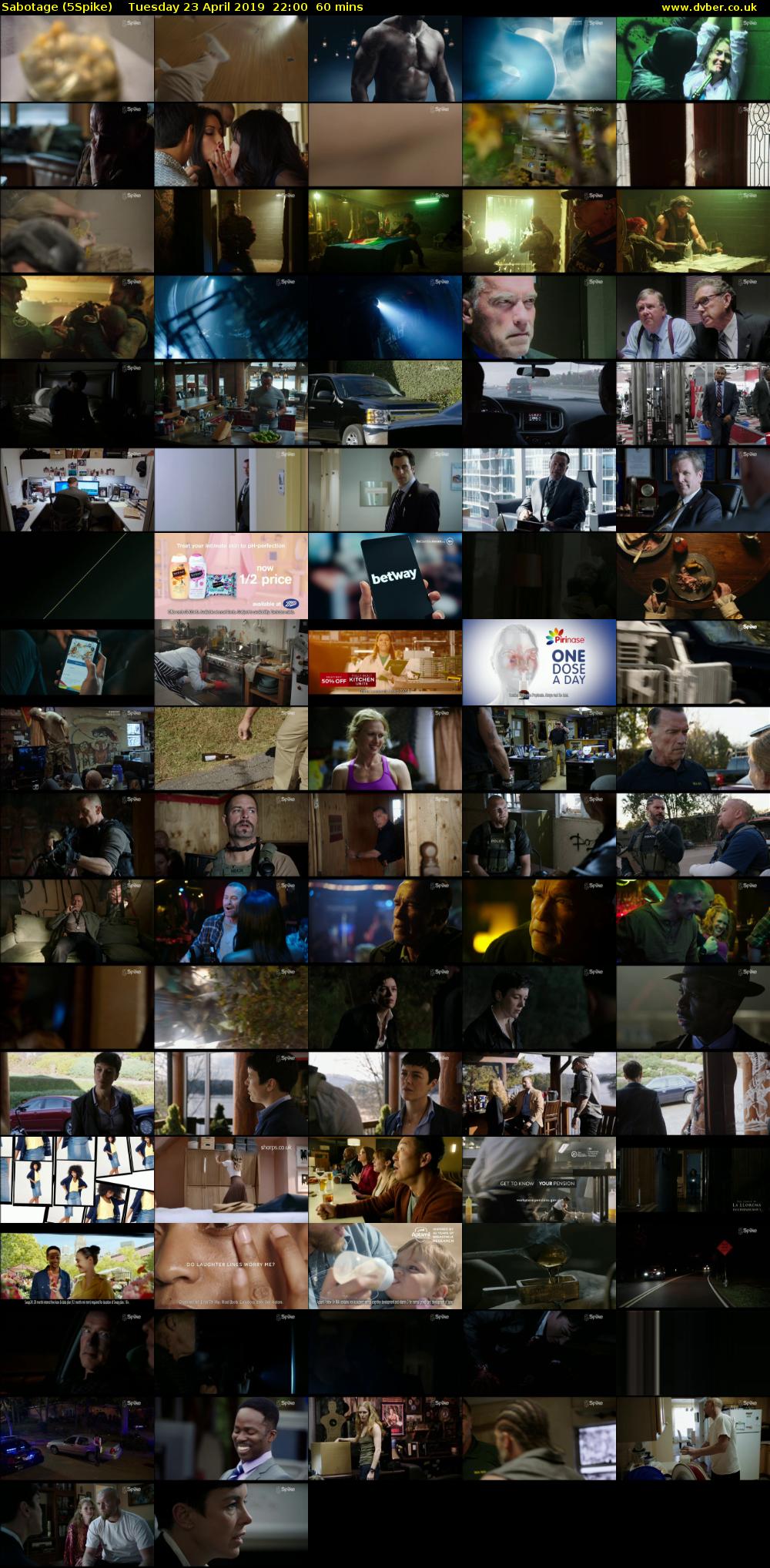 Sabotage (5Spike) Tuesday 23 April 2019 22:00 - 23:00