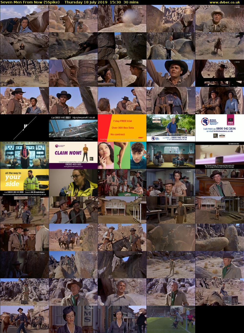 Seven Men From Now (5Spike) Thursday 18 July 2019 15:30 - 16:00
