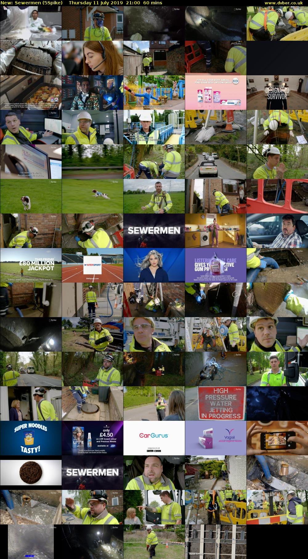 Sewermen (5Spike) Thursday 11 July 2019 21:00 - 22:00