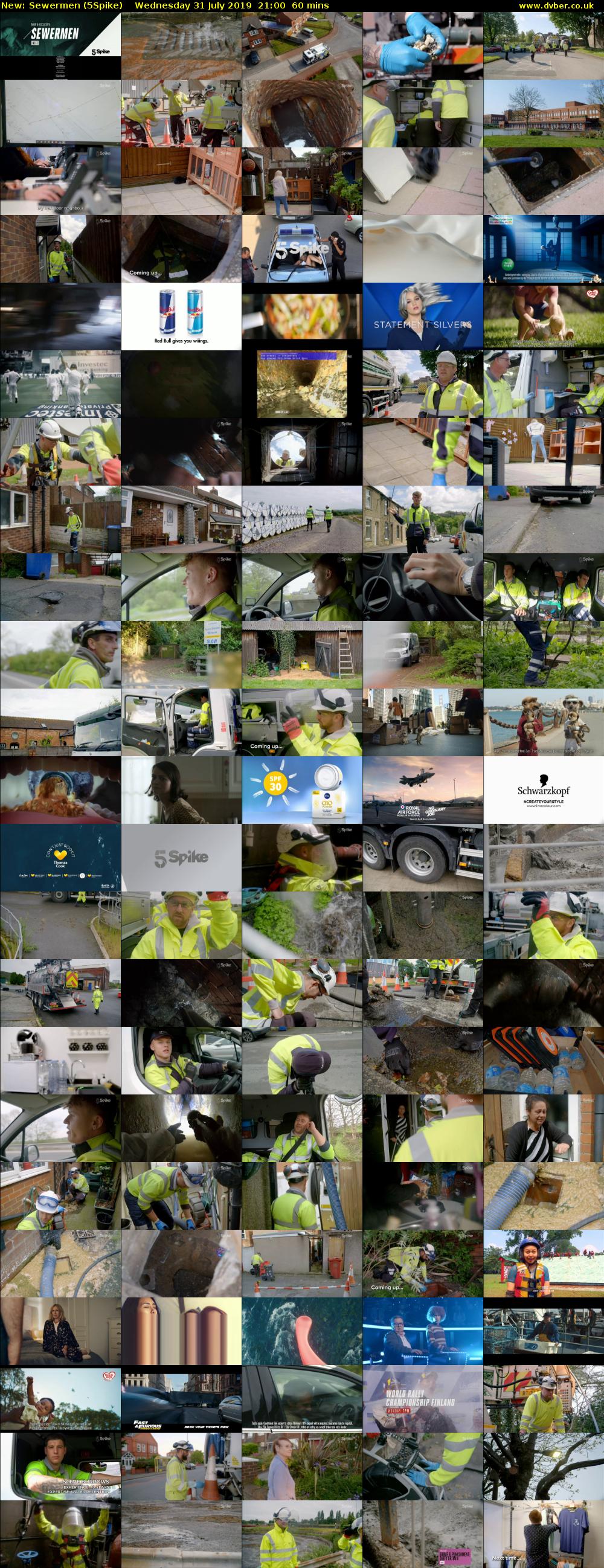 Sewermen (5Spike) Wednesday 31 July 2019 21:00 - 22:00