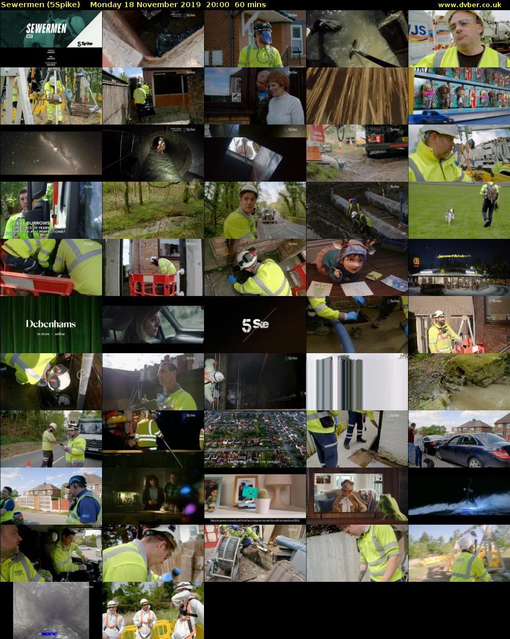 Sewermen (5Spike) Monday 18 November 2019 20:00 - 21:00
