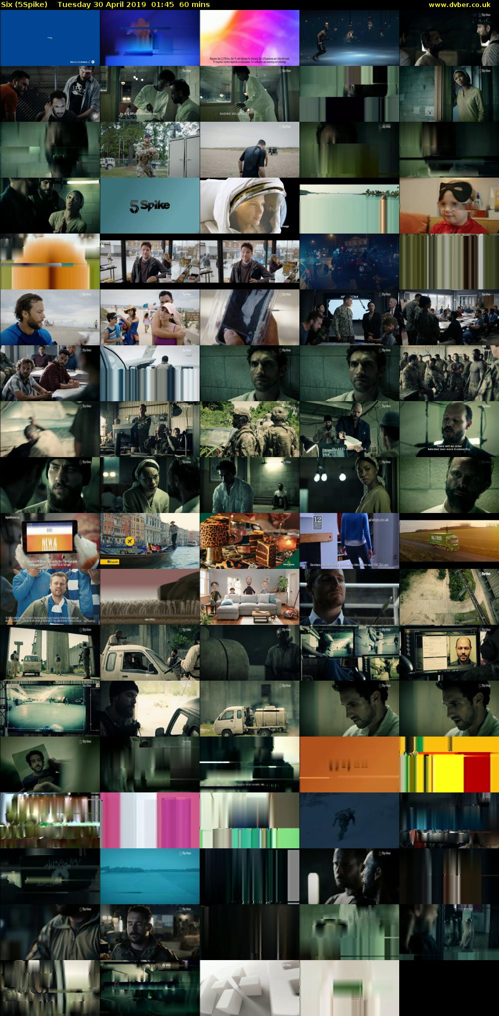 Six (5Spike) Tuesday 30 April 2019 01:45 - 02:45