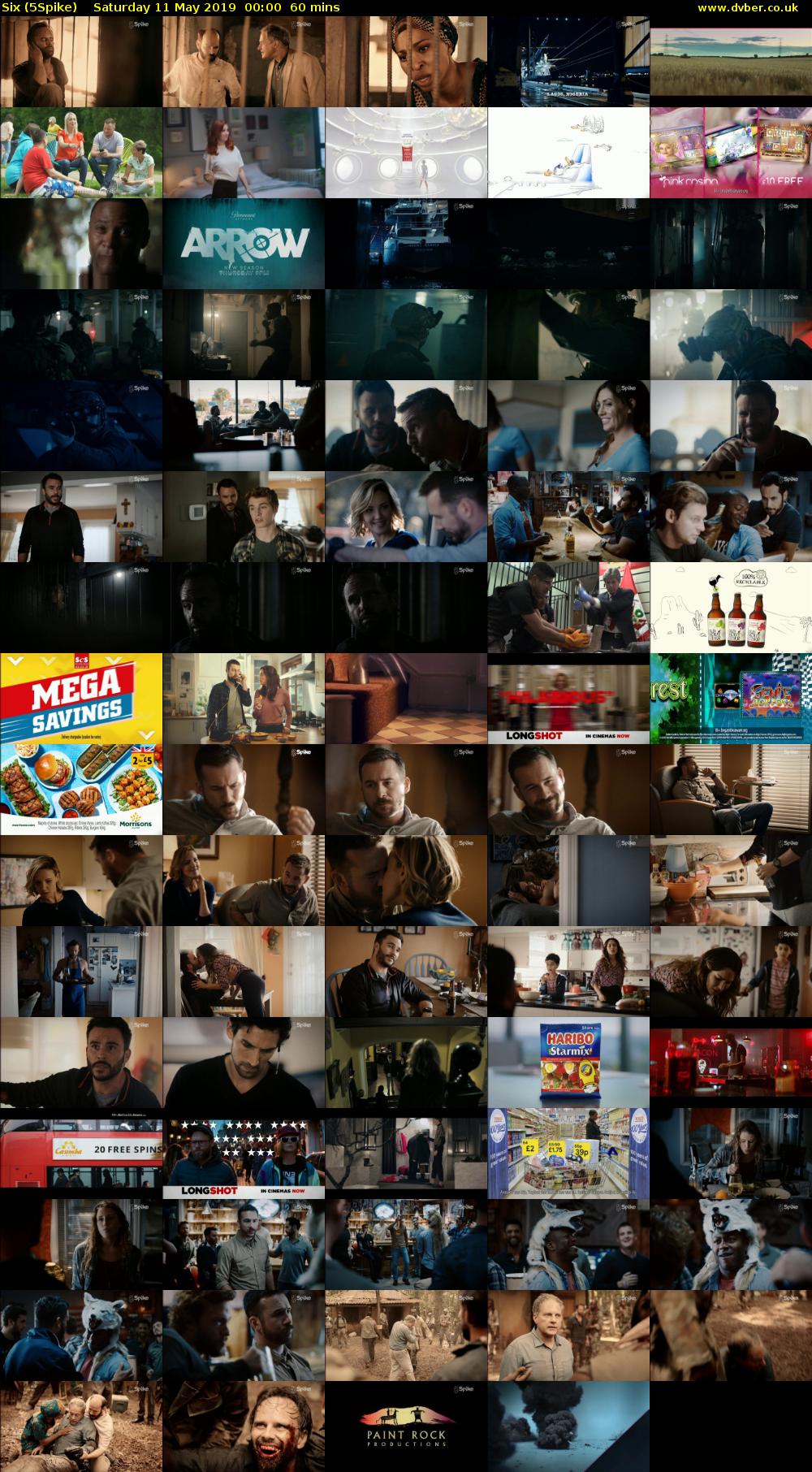 Six (5Spike) Saturday 11 May 2019 00:00 - 01:00