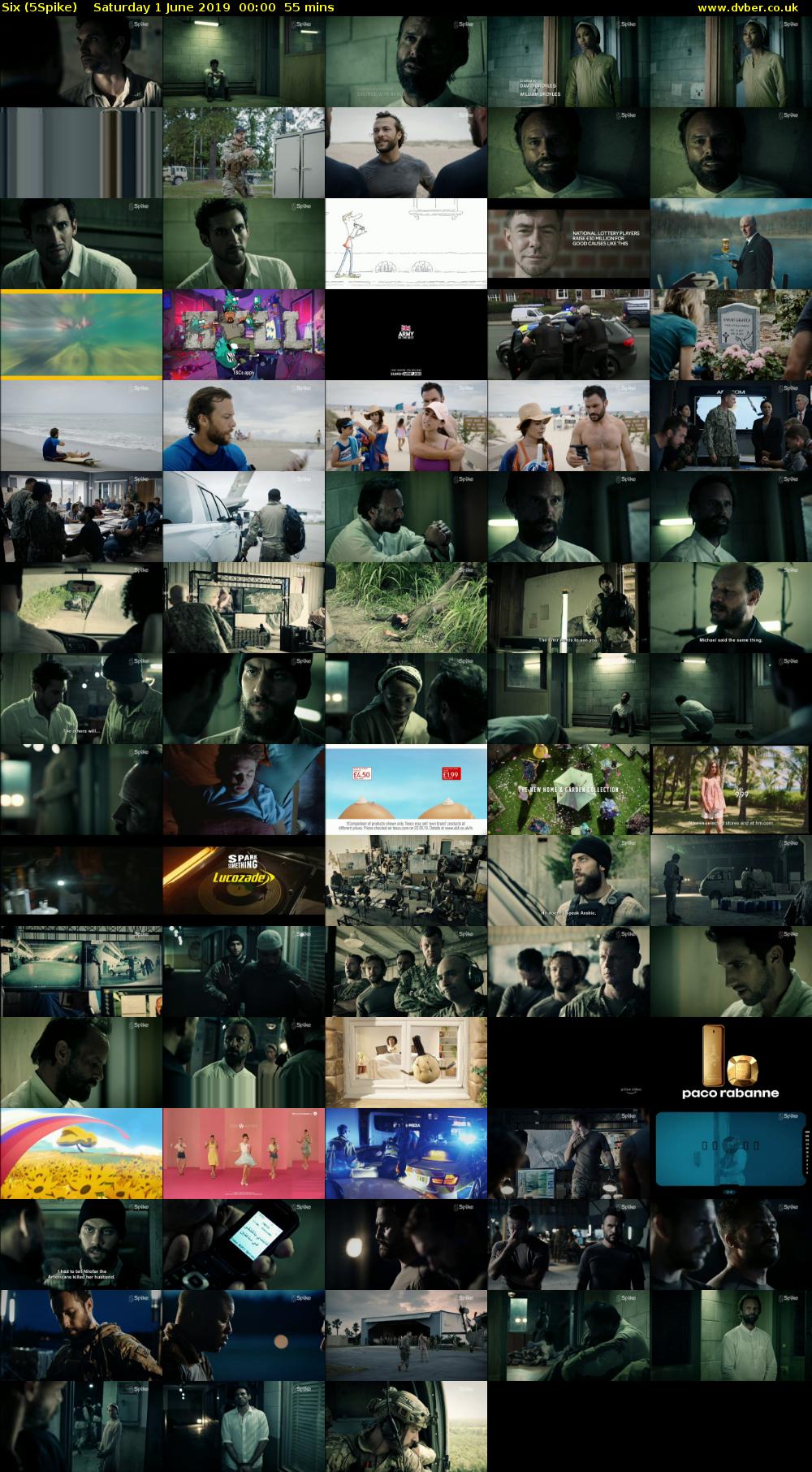 Six (5Spike) Saturday 1 June 2019 00:00 - 00:55