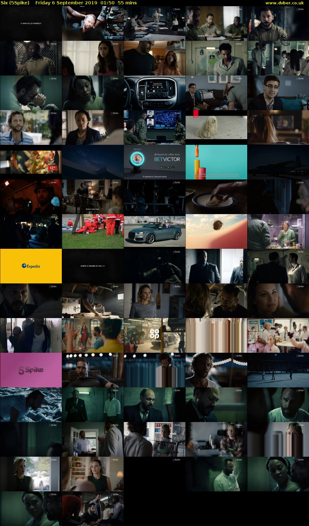 Six (5Spike) Friday 6 September 2019 01:50 - 02:45