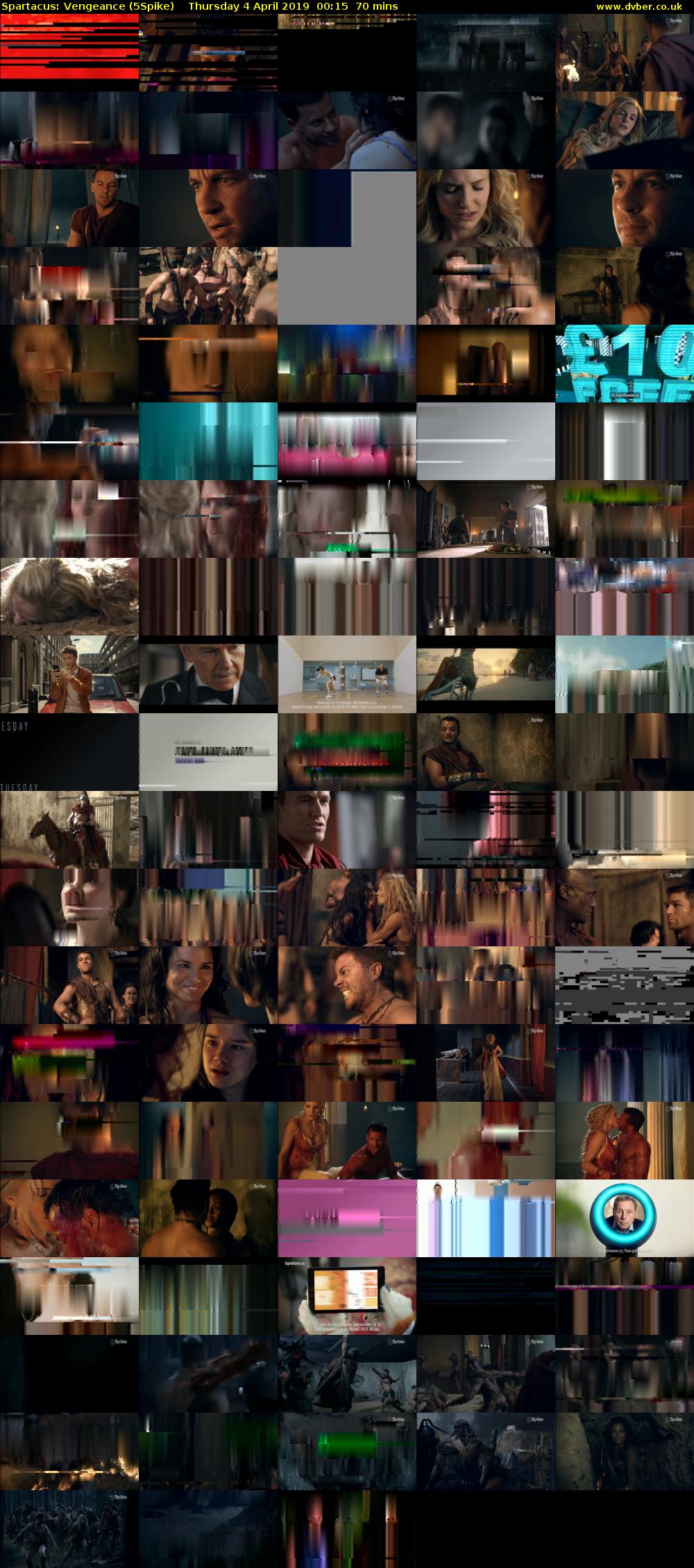 Spartacus: Vengeance (5Spike) Thursday 4 April 2019 00:15 - 01:25