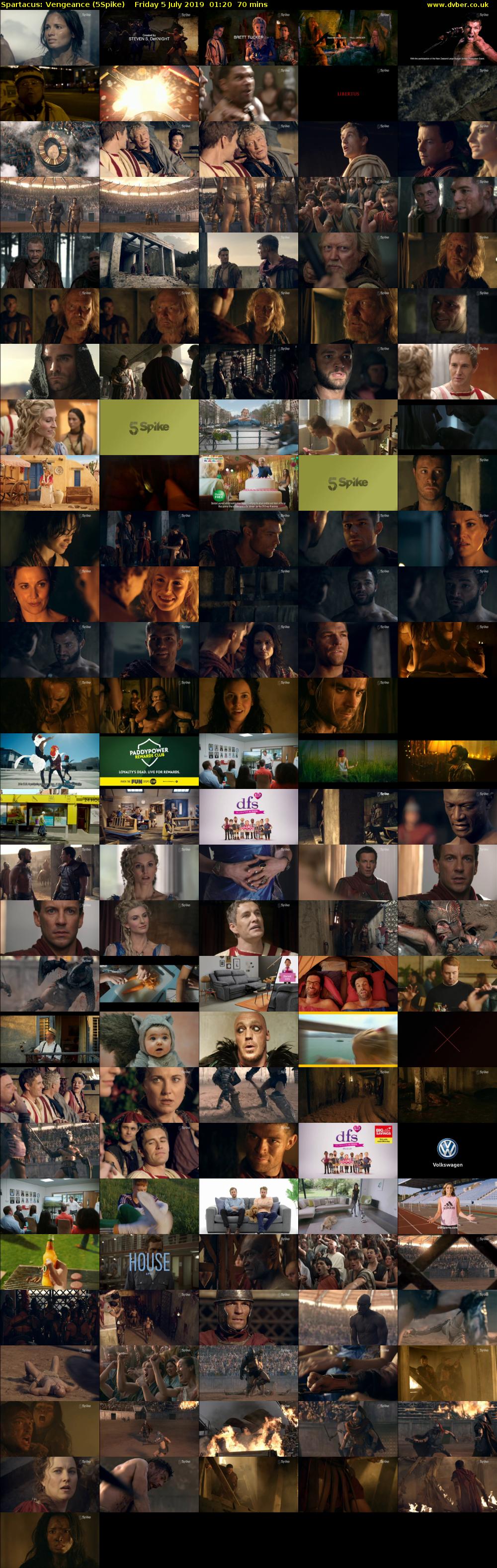 Spartacus: Vengeance (5Spike) Friday 5 July 2019 01:20 - 02:30