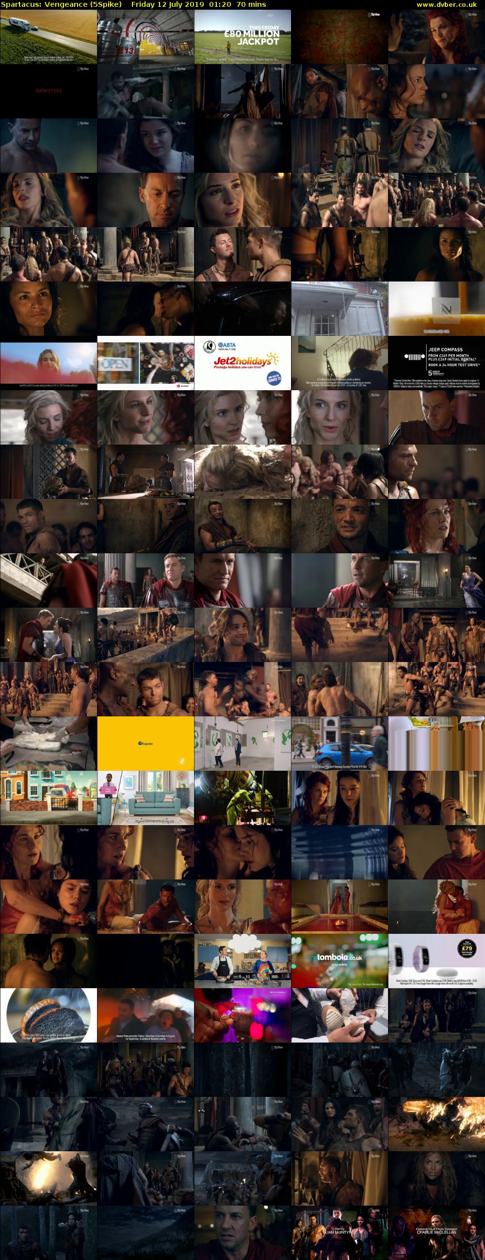 Spartacus: Vengeance (5Spike) Friday 12 July 2019 01:20 - 02:30