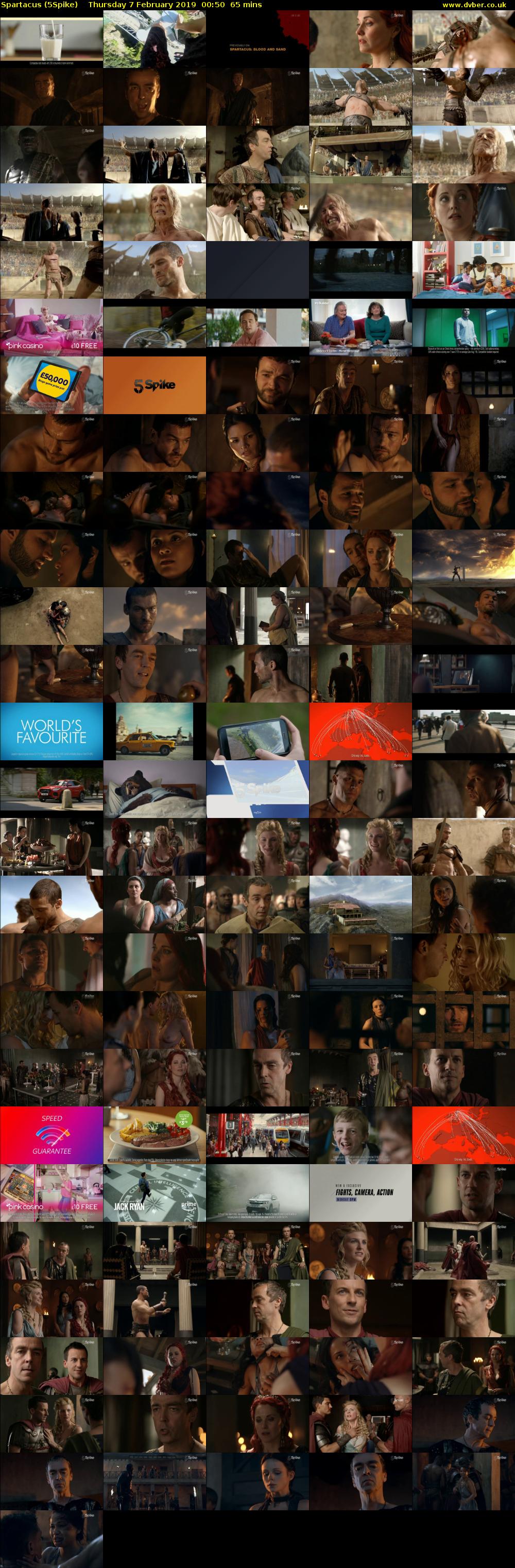 Spartacus (5Spike) Thursday 7 February 2019 00:50 - 01:55
