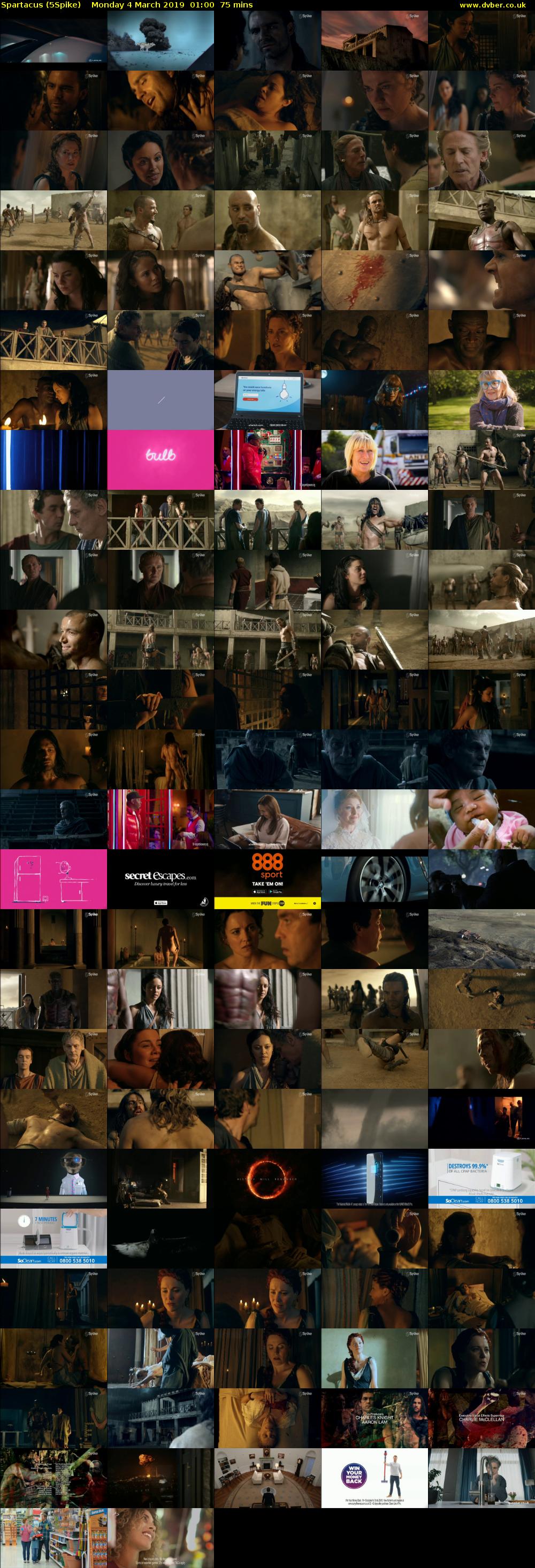 Spartacus (5Spike) Monday 4 March 2019 01:00 - 02:15