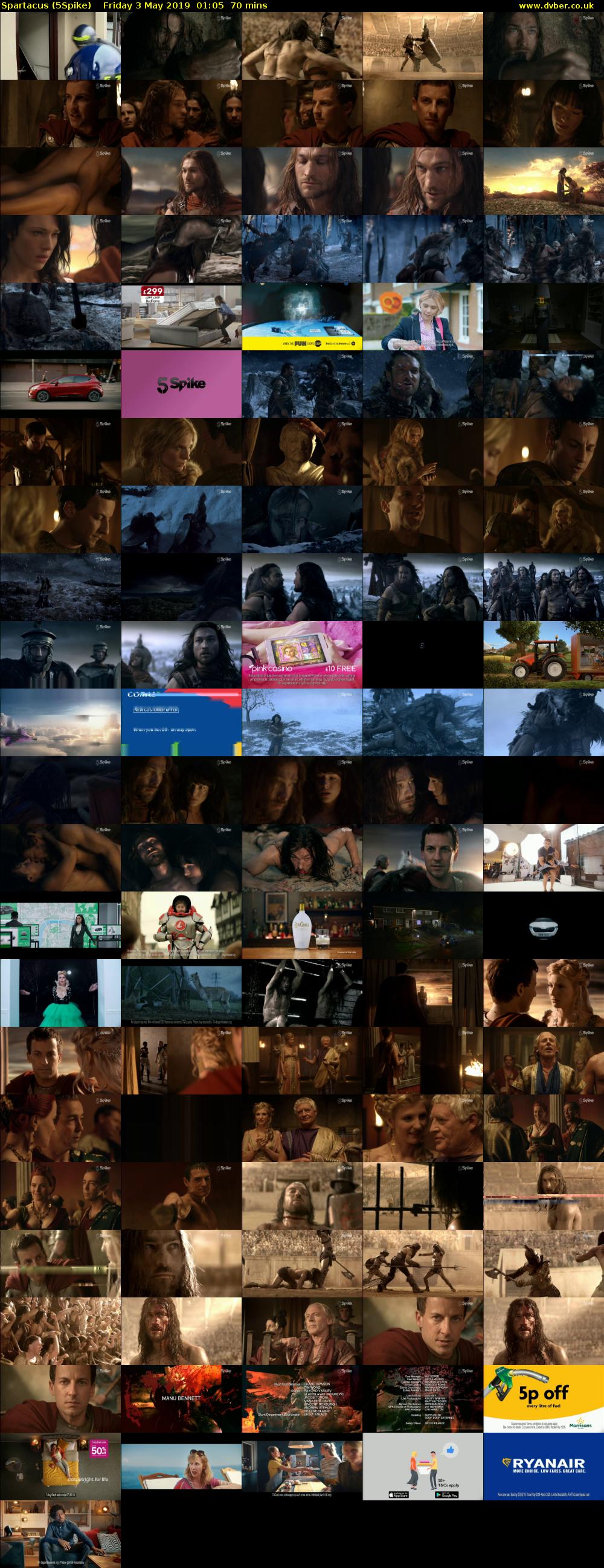 Spartacus (5Spike) Friday 3 May 2019 01:05 - 02:15