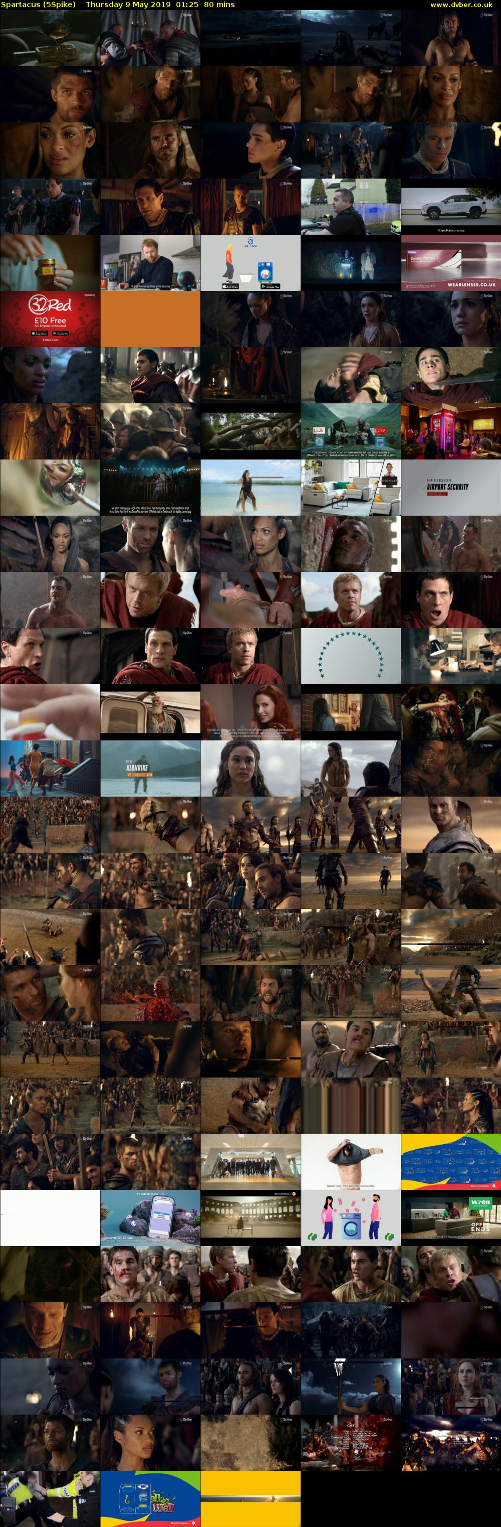 Spartacus (5Spike) Thursday 9 May 2019 01:25 - 02:45