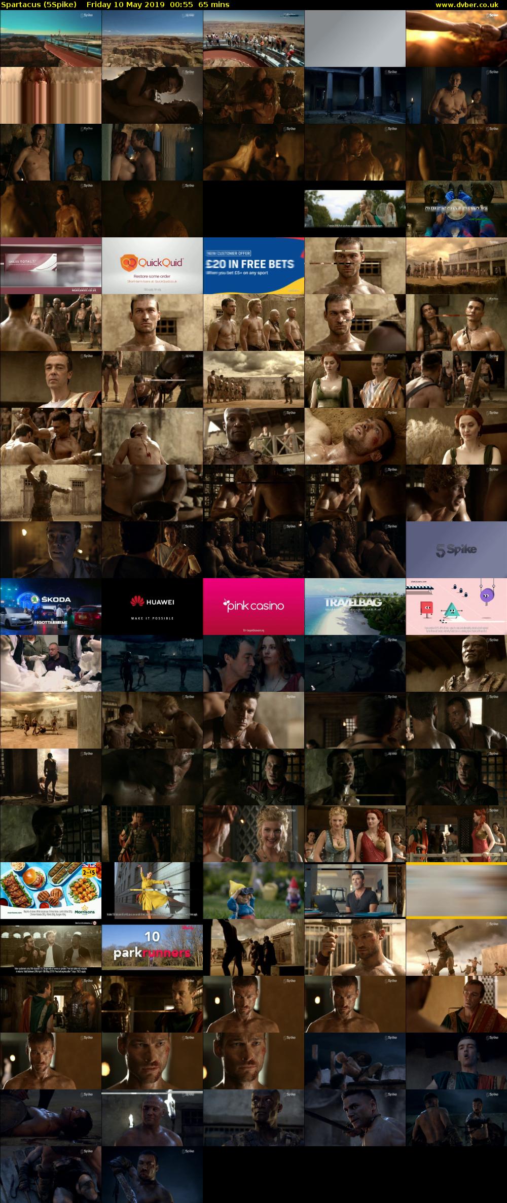 Spartacus (5Spike) Friday 10 May 2019 00:55 - 02:00