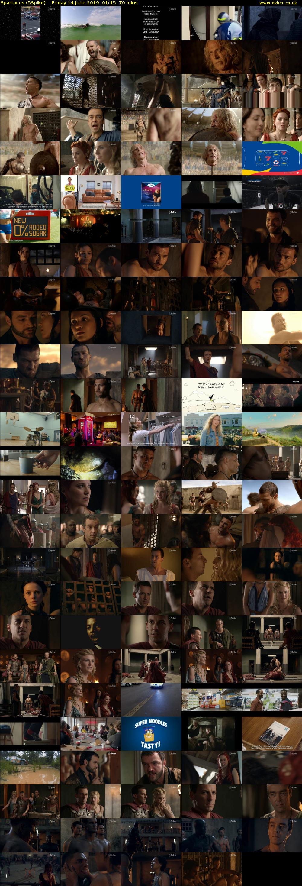 Spartacus (5Spike) Friday 14 June 2019 01:15 - 02:25