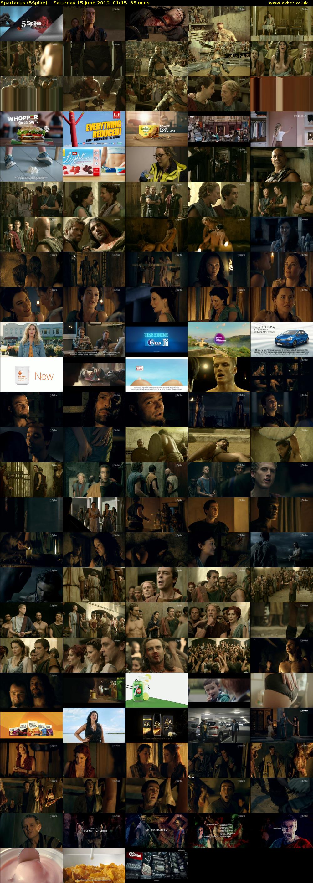 Spartacus (5Spike) Saturday 15 June 2019 01:15 - 02:20