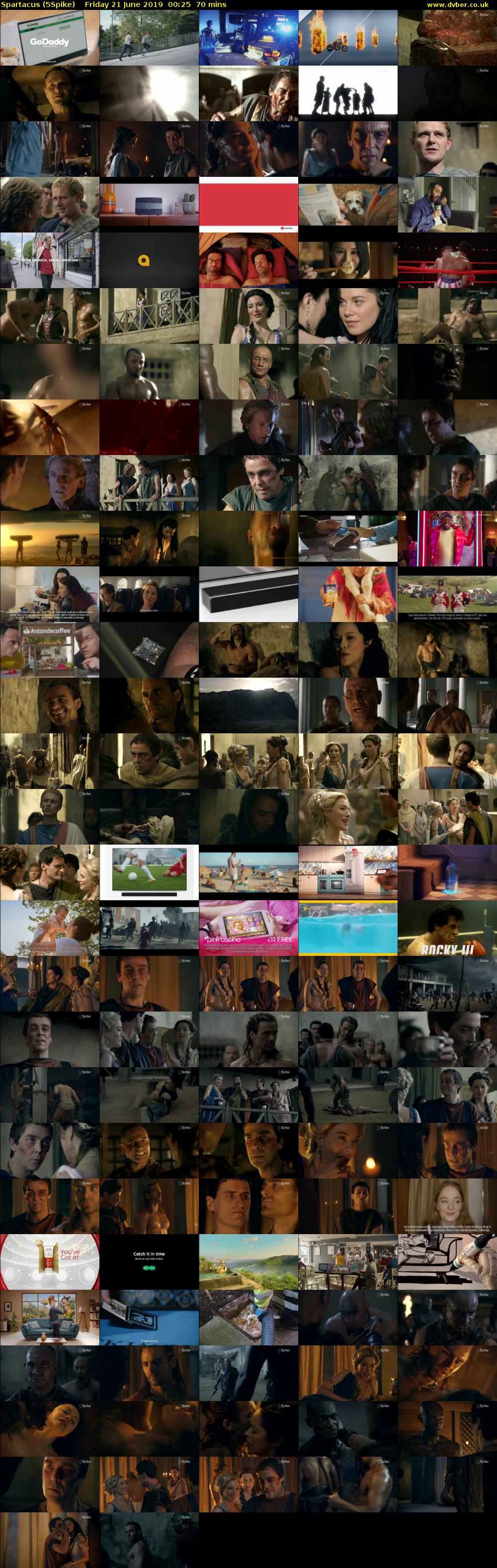 Spartacus (5Spike) Friday 21 June 2019 00:25 - 01:35