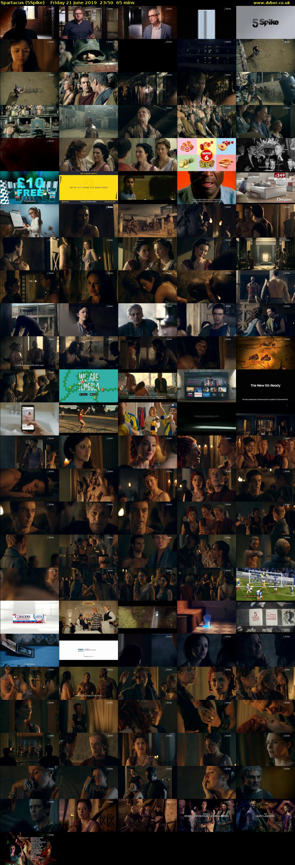 Spartacus (5Spike) Friday 21 June 2019 23:50 - 00:55