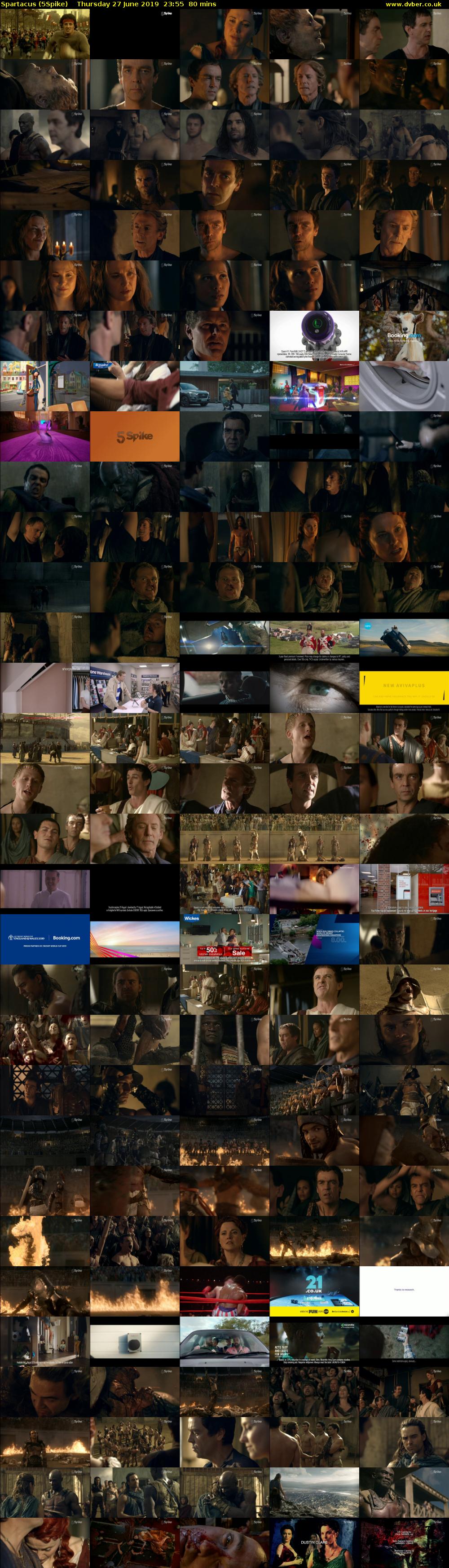 Spartacus (5Spike) Thursday 27 June 2019 23:55 - 01:15