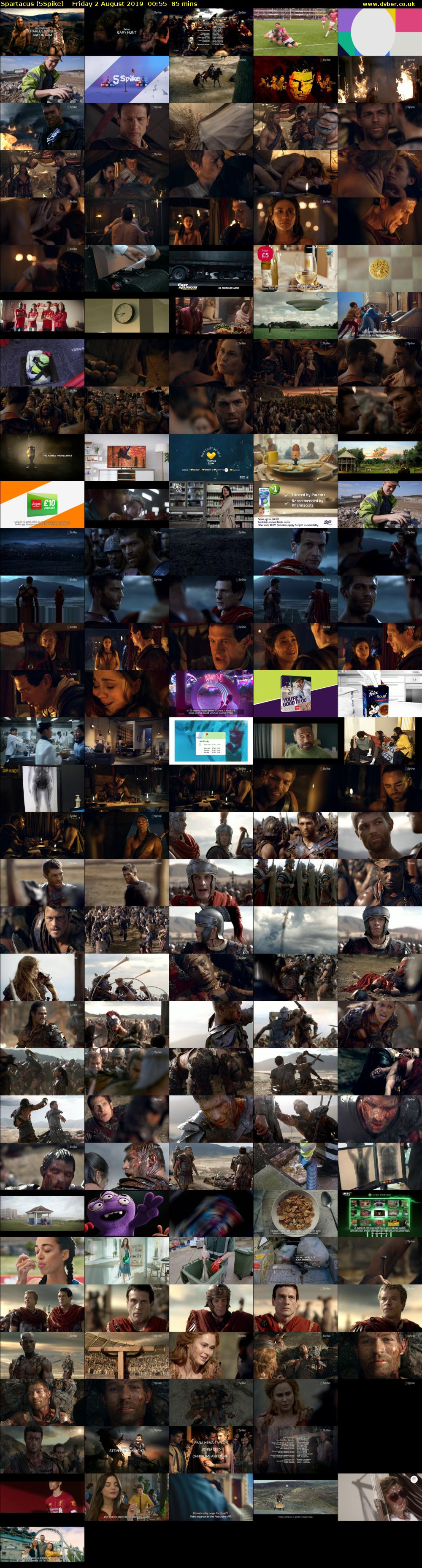 Spartacus (5Spike) Friday 2 August 2019 00:55 - 02:20