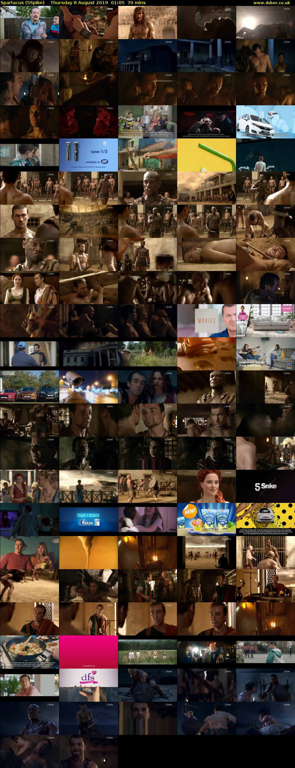 Spartacus (5Spike) Thursday 8 August 2019 01:05 - 02:15