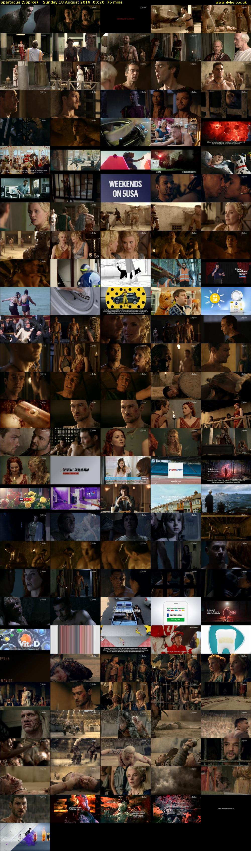 Spartacus (5Spike) Sunday 18 August 2019 00:20 - 01:35