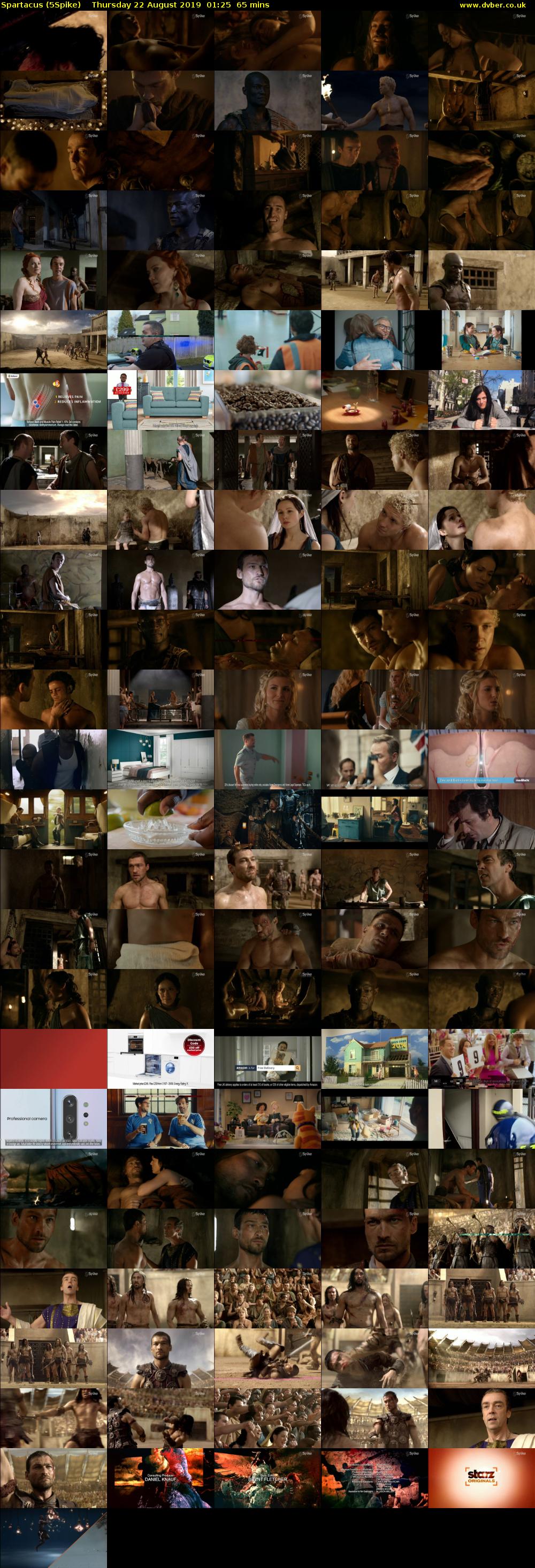 Spartacus (5Spike) Thursday 22 August 2019 01:25 - 02:30