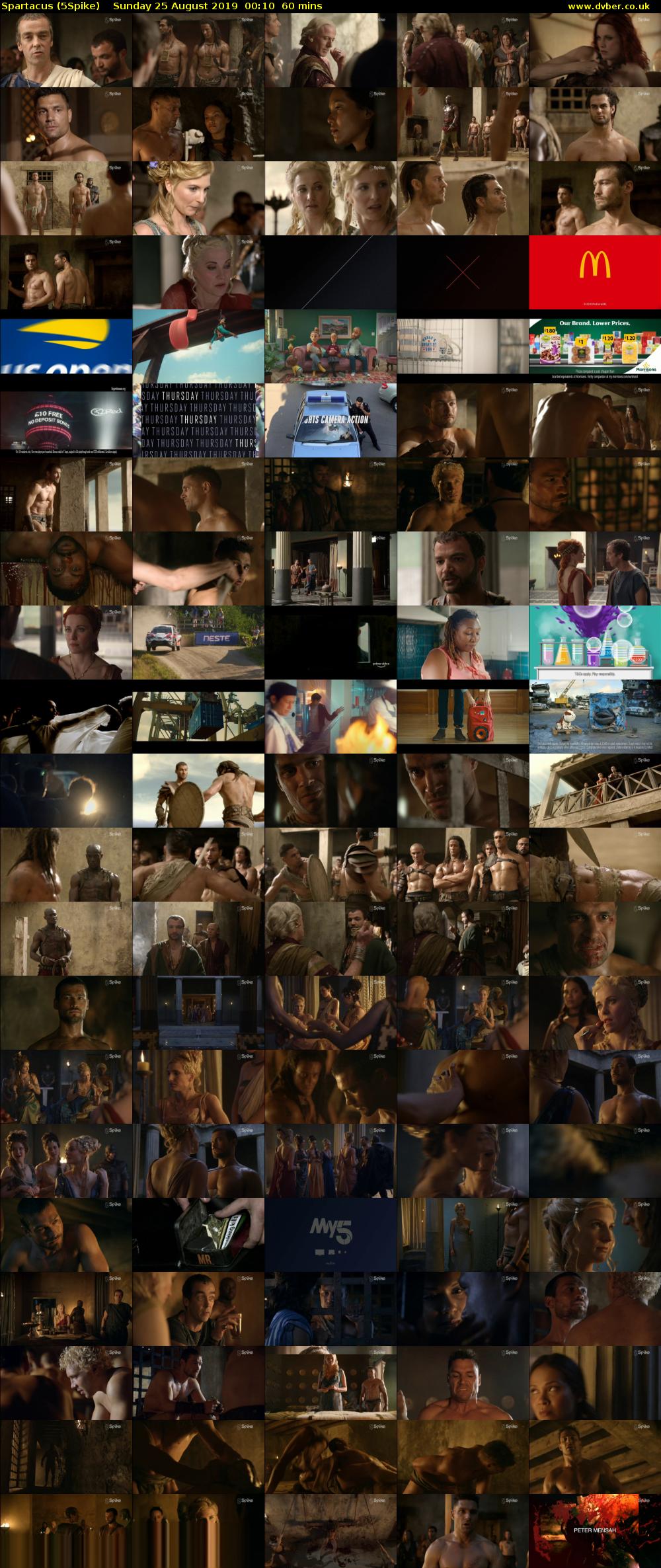 Spartacus (5Spike) Sunday 25 August 2019 00:10 - 01:10