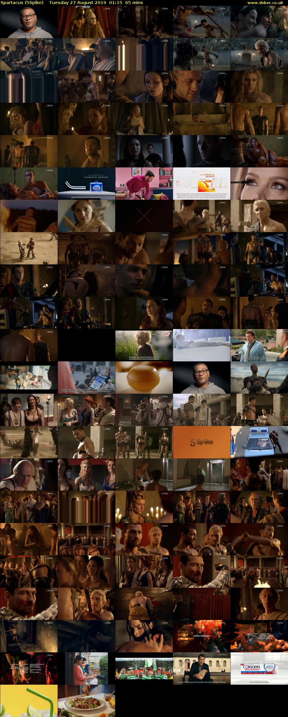 Spartacus (5Spike) Tuesday 27 August 2019 01:15 - 02:20