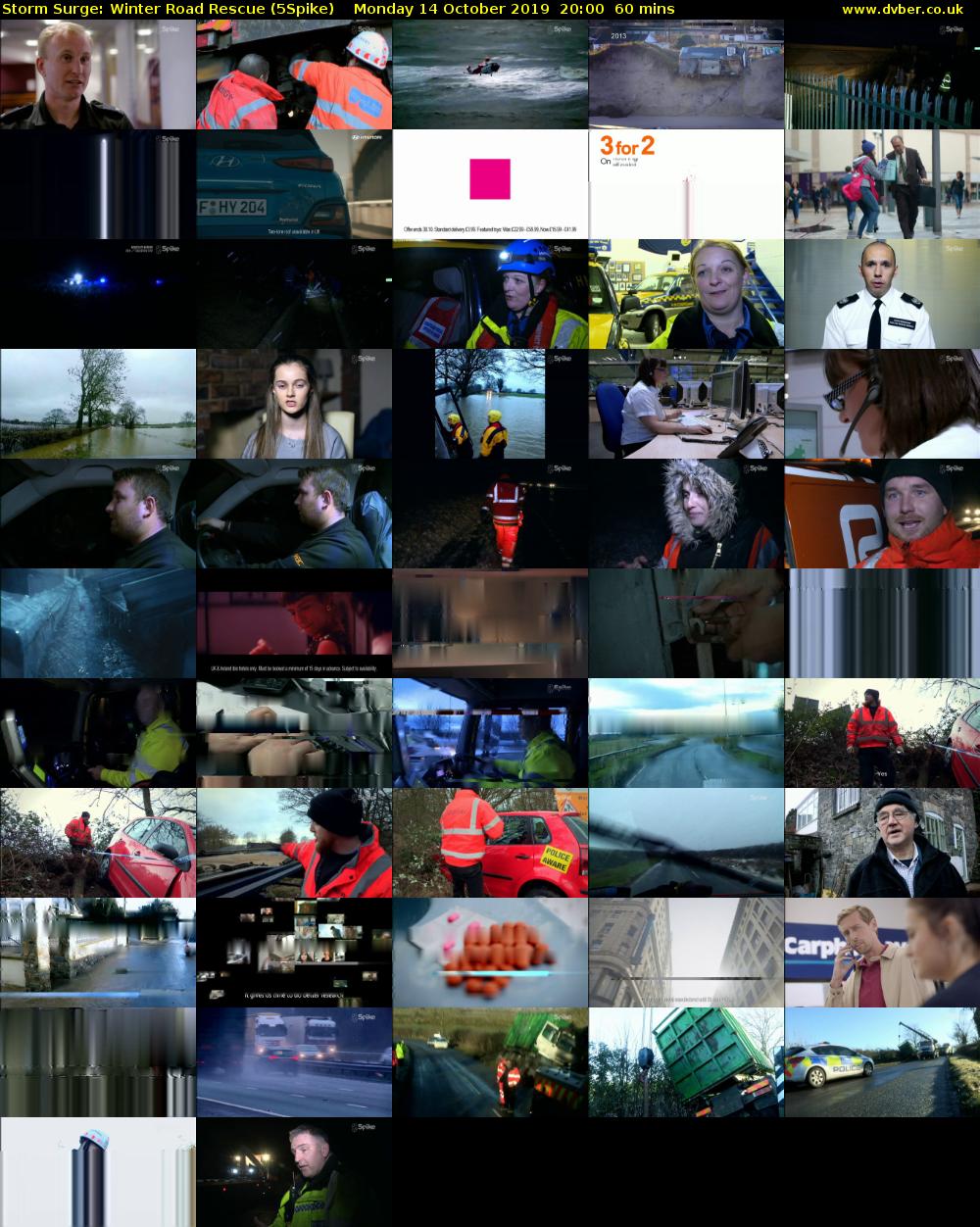 Storm Surge: Winter Road Rescue (5Spike) Monday 14 October 2019 20:00 - 21:00