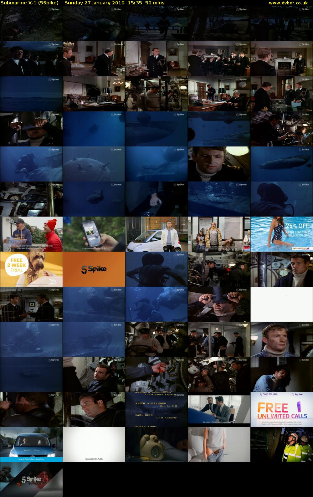 Submarine X-1 (5Spike) Sunday 27 January 2019 15:35 - 16:25