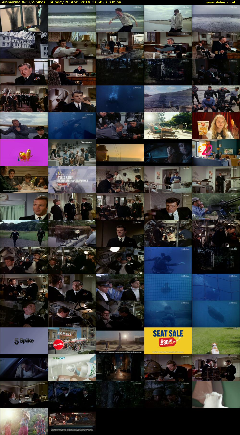 Submarine X-1 (5Spike) Sunday 28 April 2019 16:45 - 17:45
