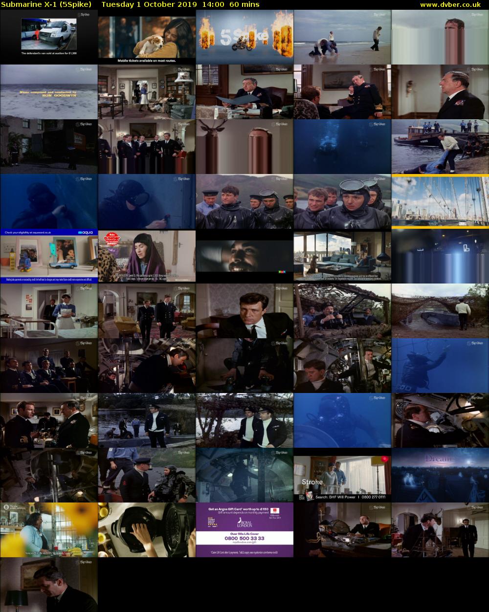 Submarine X-1 (5Spike) Tuesday 1 October 2019 14:00 - 15:00