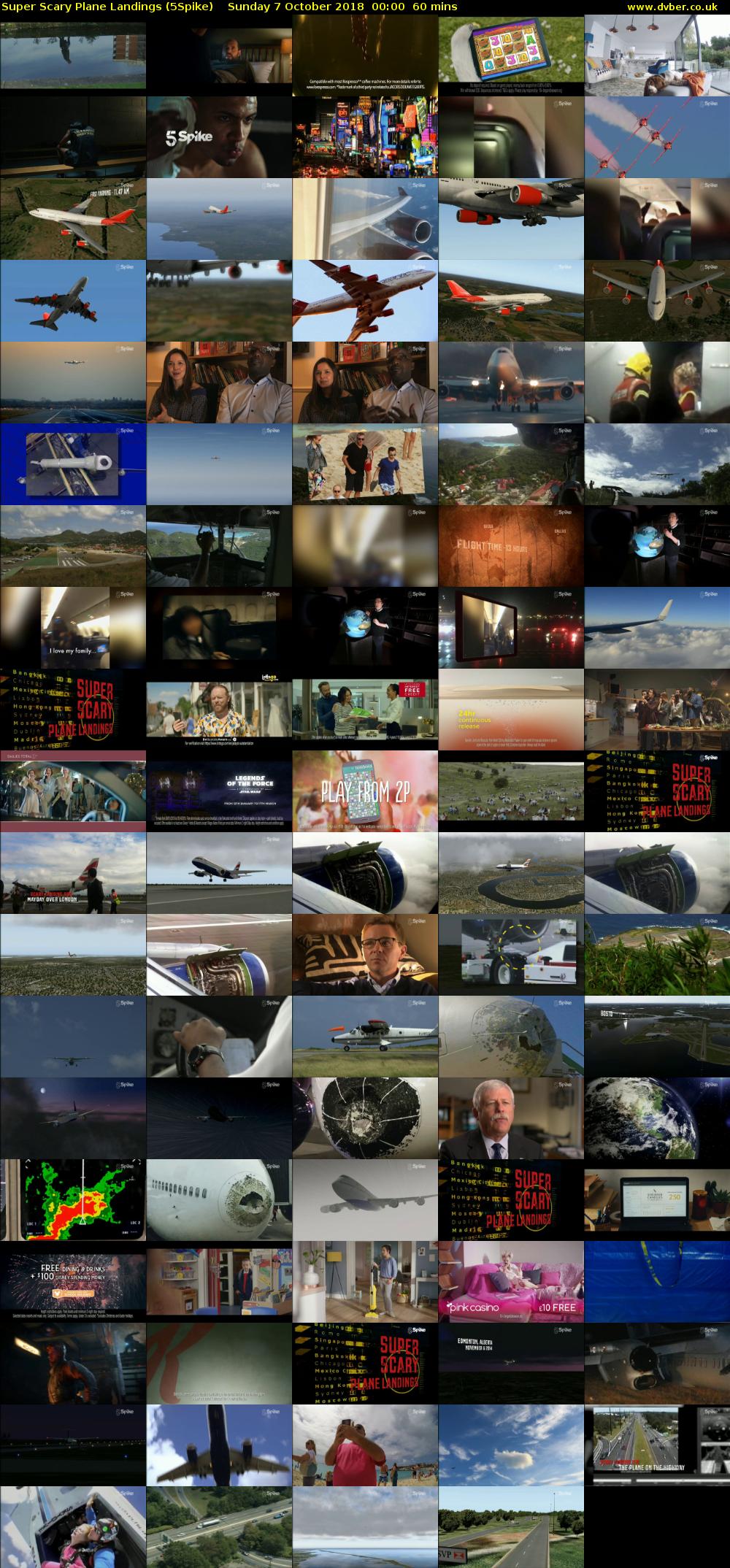 Super Scary Plane Landings (5Spike) Sunday 7 October 2018 00:00 - 01:00