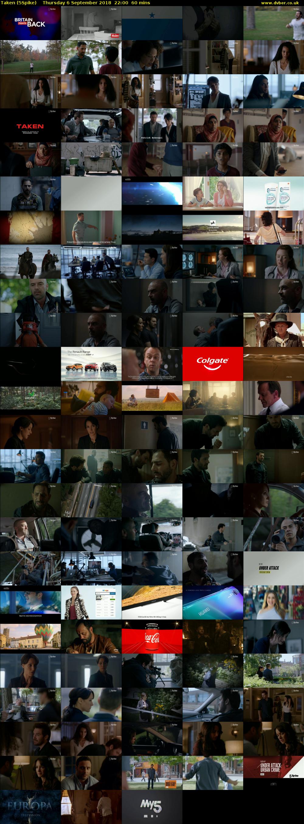 Taken (5Spike) Thursday 6 September 2018 22:00 - 23:00