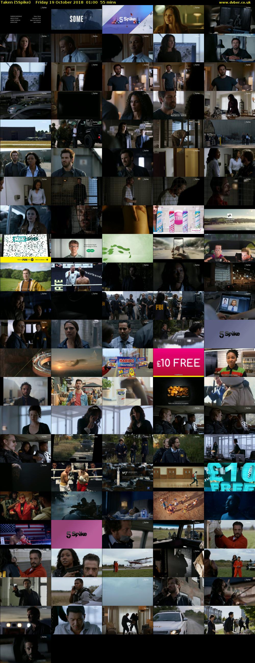 Taken (5Spike) Friday 19 October 2018 01:00 - 01:55