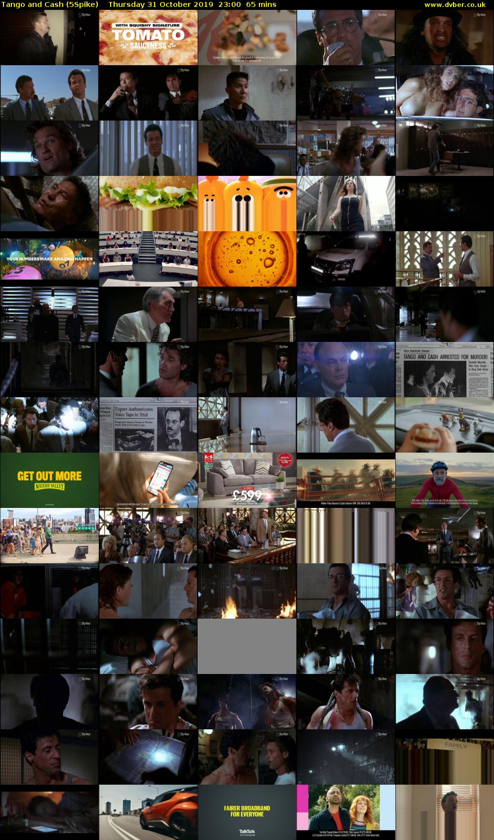 Tango and Cash (5Spike) Thursday 31 October 2019 23:00 - 00:05