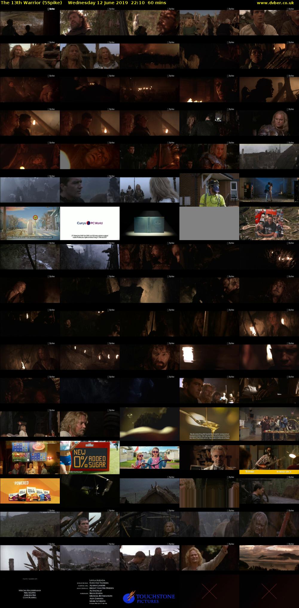 The 13th Warrior (5Spike) Wednesday 12 June 2019 22:10 - 23:10