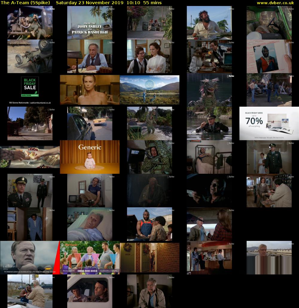 The A-Team (5Spike) Saturday 23 November 2019 10:10 - 11:05
