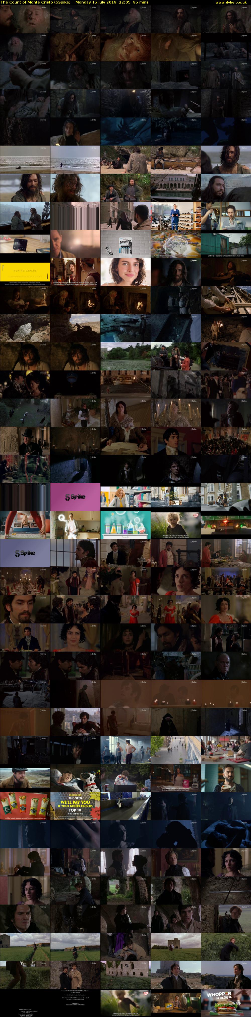 The Count of Monte Cristo (5Spike) Monday 15 July 2019 22:05 - 23:40