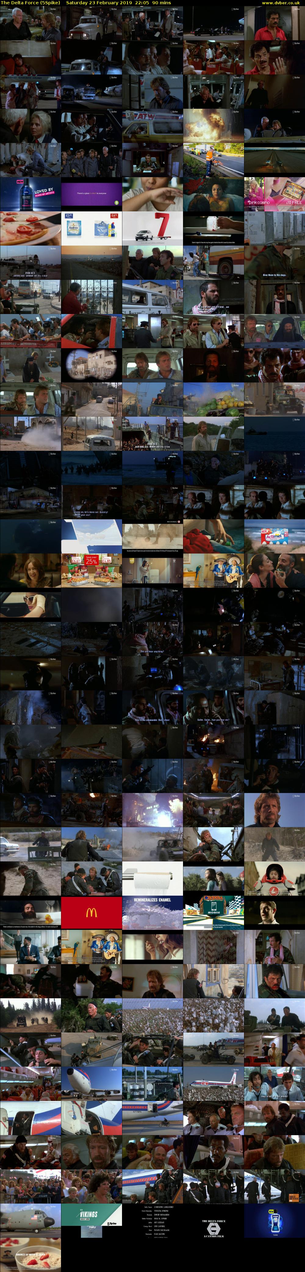 The Delta Force (5Spike) Saturday 23 February 2019 22:05 - 23:35