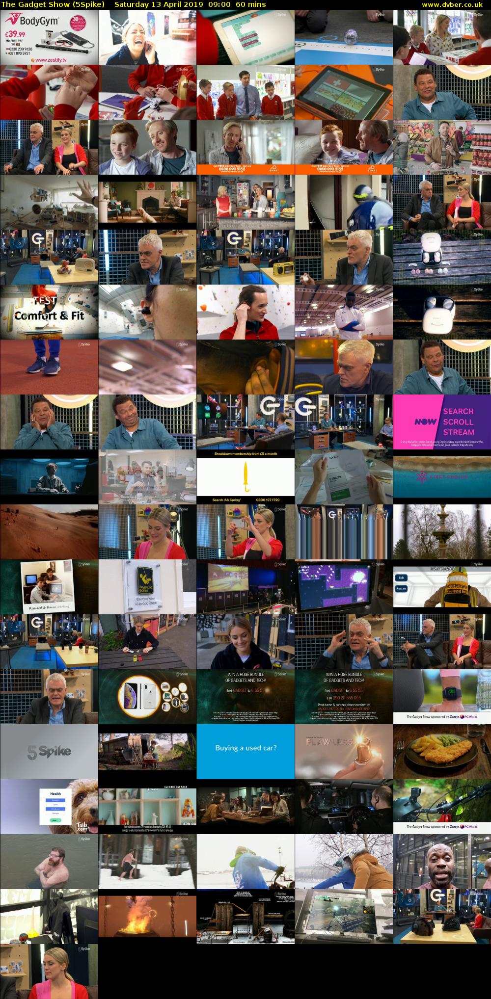 The Gadget Show (5Spike) Saturday 13 April 2019 09:00 - 10:00