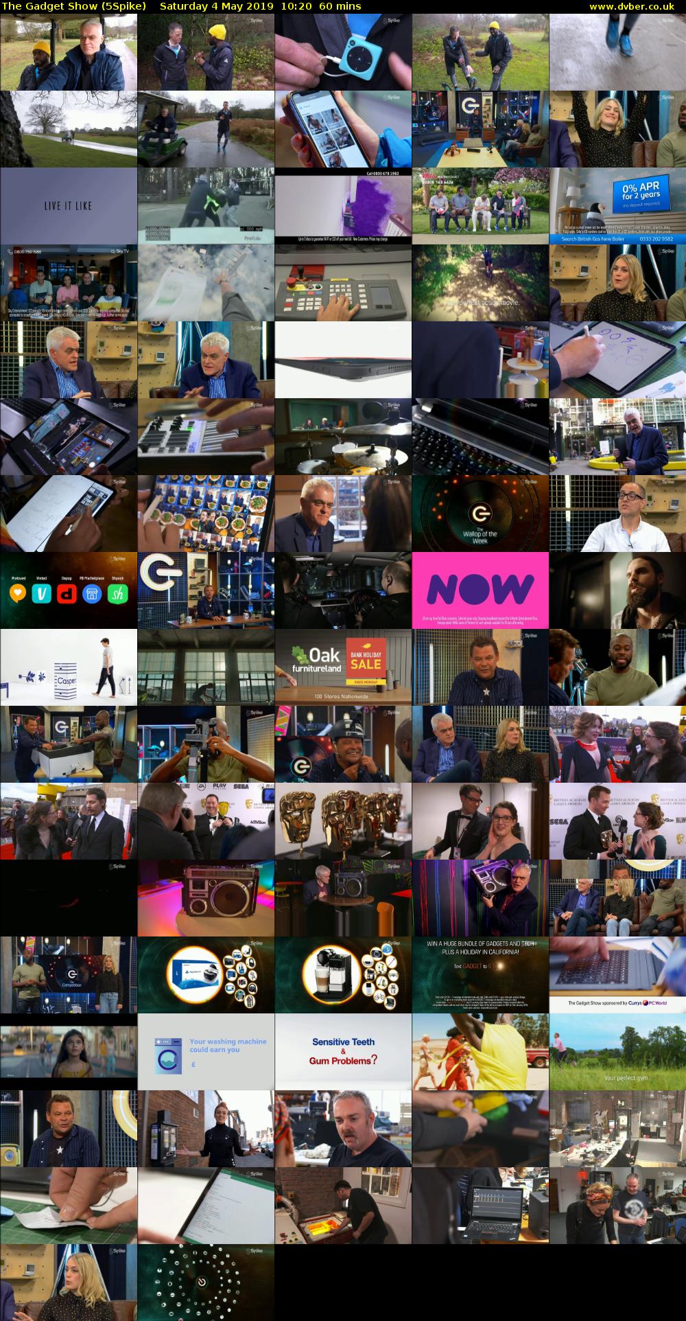 The Gadget Show (5Spike) Saturday 4 May 2019 10:20 - 11:20