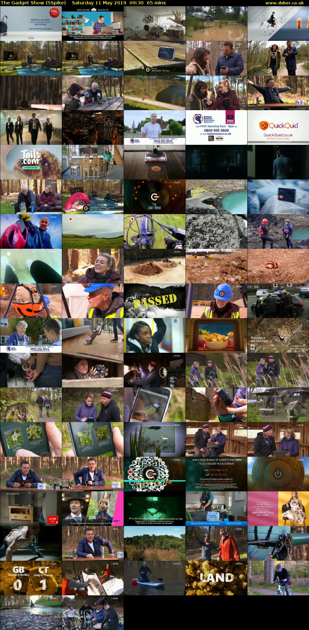 The Gadget Show (5Spike) Saturday 11 May 2019 09:30 - 10:35