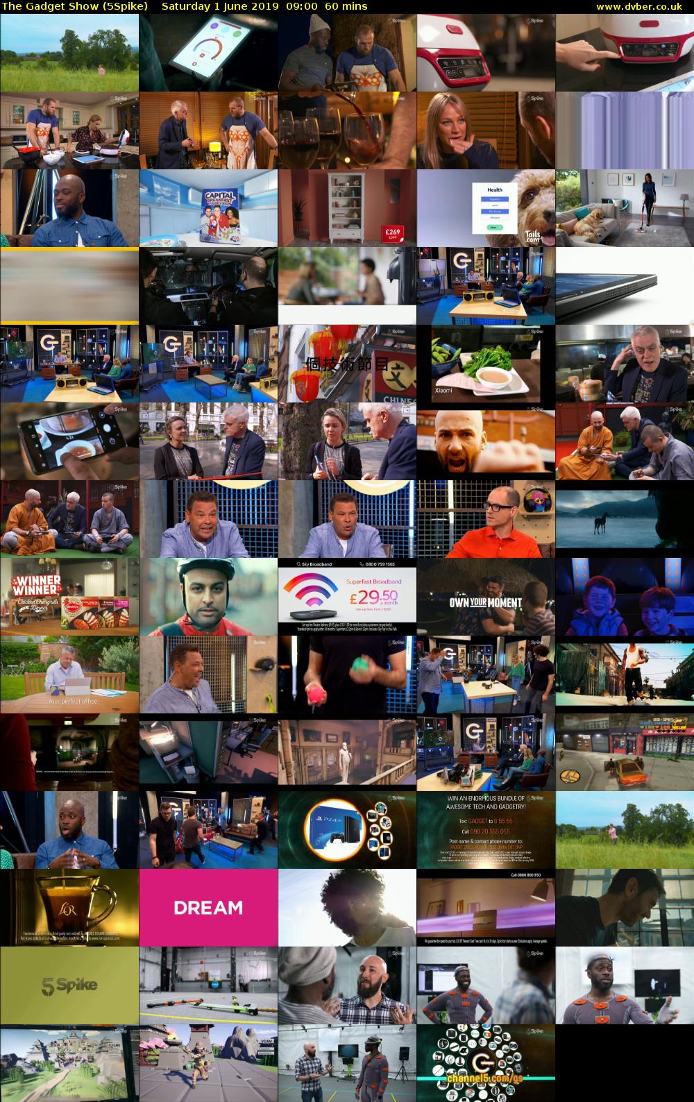 The Gadget Show (5Spike) Saturday 1 June 2019 09:00 - 10:00