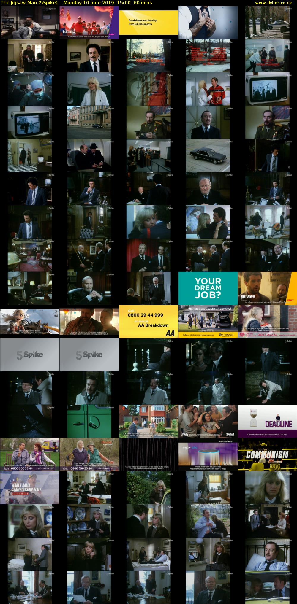 The Jigsaw Man (5Spike) Monday 10 June 2019 15:00 - 16:00