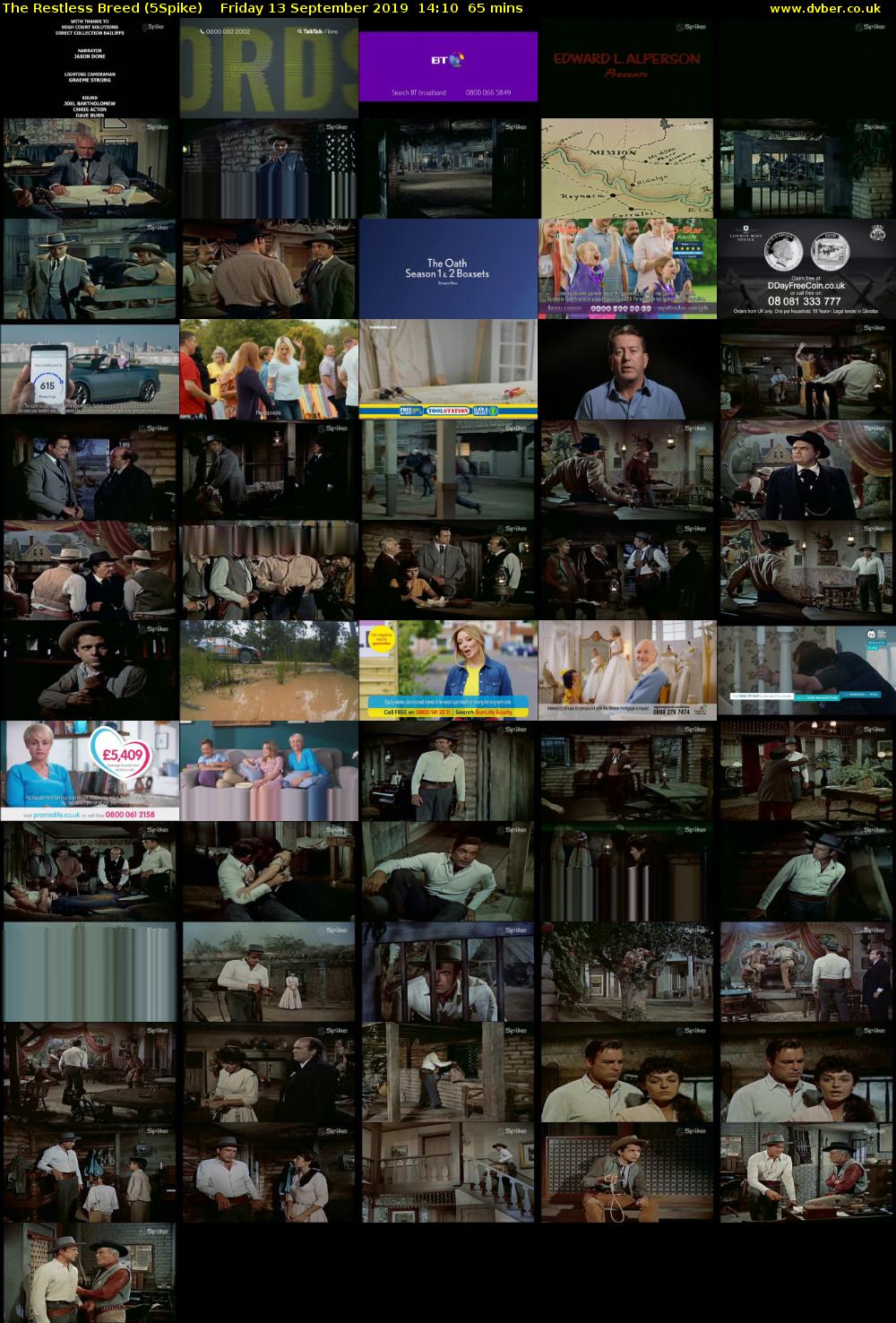 The Restless Breed (5Spike) Friday 13 September 2019 14:10 - 15:15