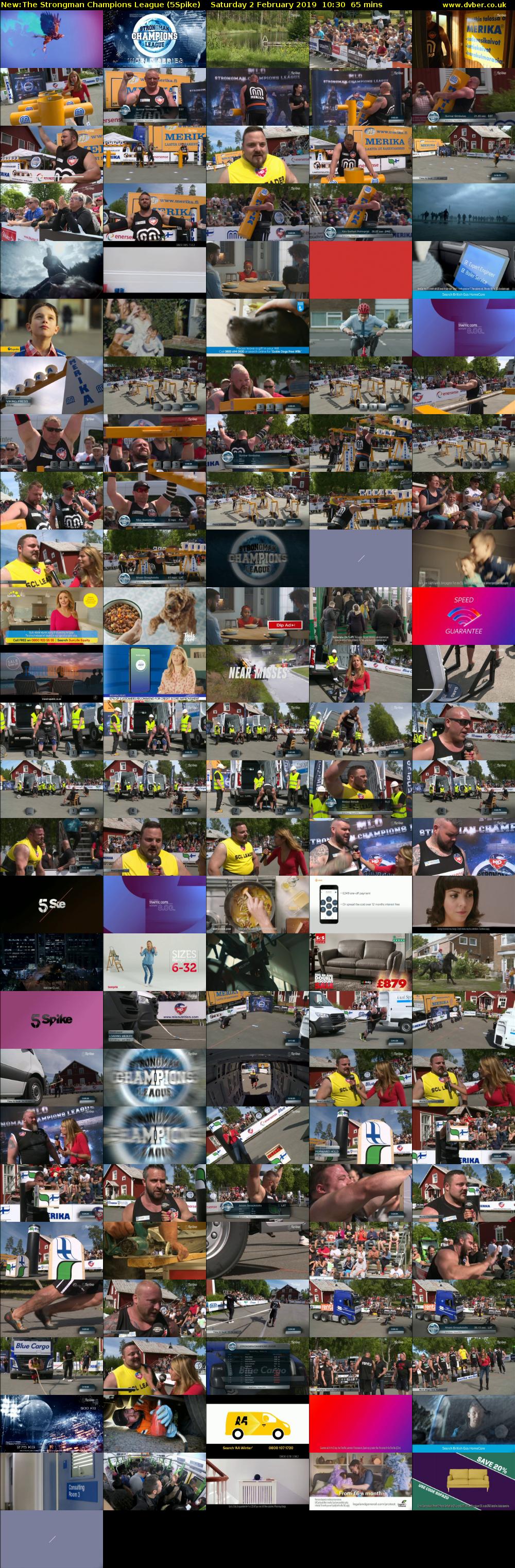 The Strongman Champions League (5Spike) Saturday 2 February 2019 10:30 - 11:35